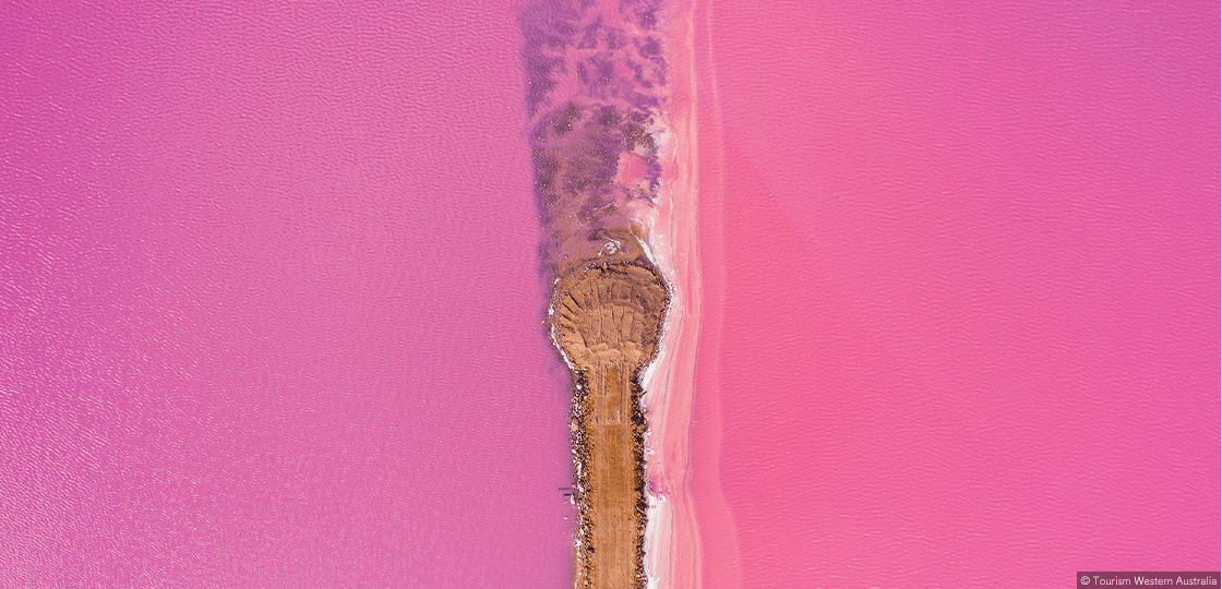 ピンクレイク2 © Tourism Western Australia
