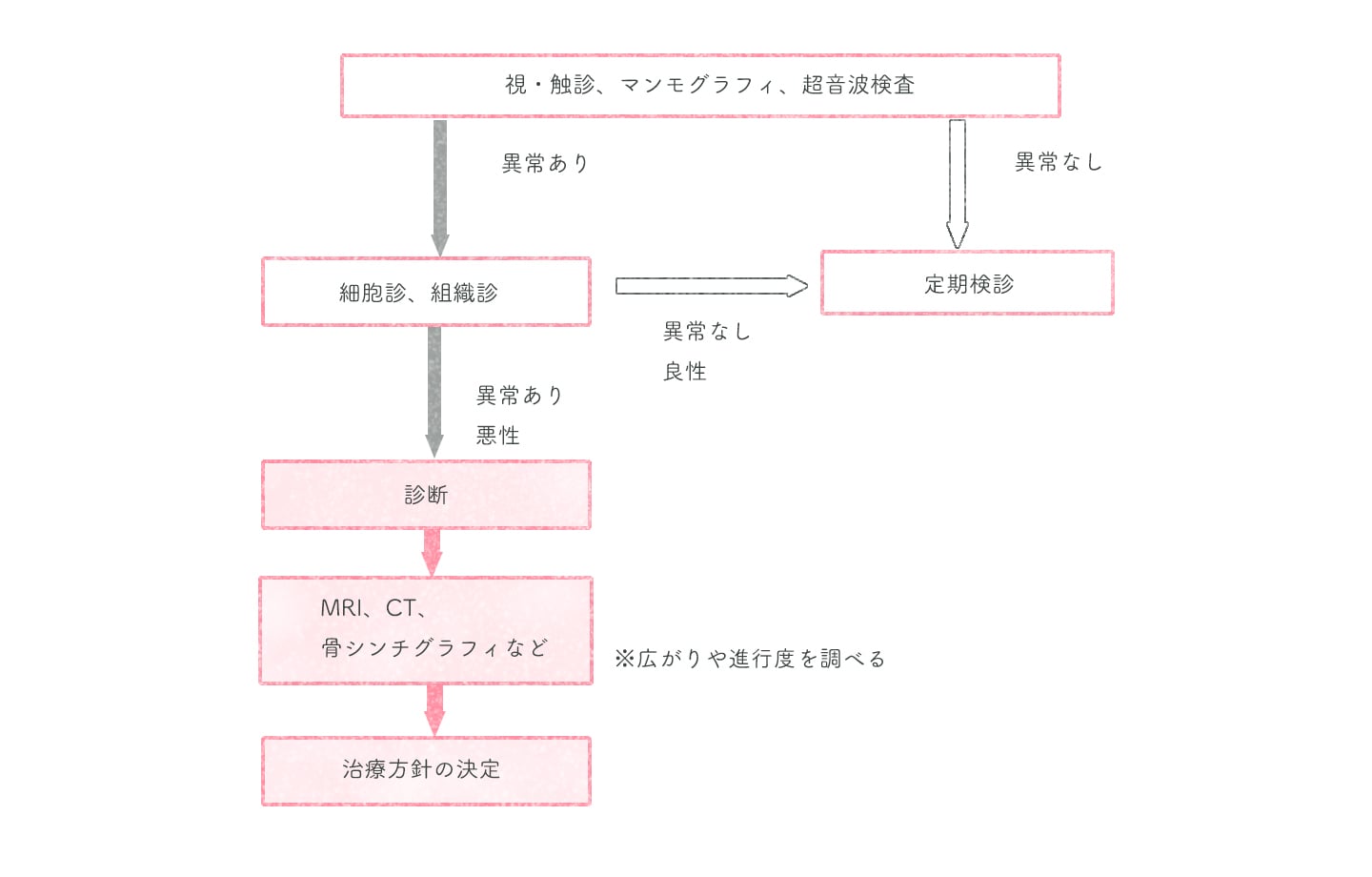 診断の手順 乳がんかもしれないと不安なかた 乳がん Jp